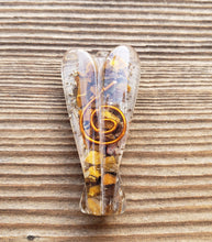 Load image into Gallery viewer, 2 INCH TIGER EYE Orgone Gemstone Angel
