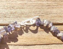 Load image into Gallery viewer, IOLITE Natural Stone Gemstone 30" Chip Necklace