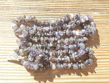 Load image into Gallery viewer, IOLITE Natural Stone Gemstone 30" Chip Necklace