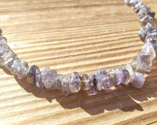 Load image into Gallery viewer, IOLITE Natural Stone Gemstone 30" Chip Necklace