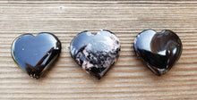 Load image into Gallery viewer, NATURAL BLACK TOURMALINE Gemstone Puffy Heart 30-35mm