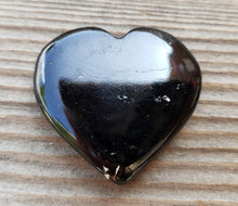Load image into Gallery viewer, NATURAL BLACK TOURMALINE Gemstone Puffy Heart 30-35mm