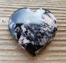Load image into Gallery viewer, NATURAL BLACK TOURMALINE Gemstone Puffy Heart 30-35mm