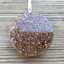 Load image into Gallery viewer, ORGONE MALACHITE And CITRINE Gemstone Round Shaped Pendant Orgone (One)
