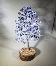 Load image into Gallery viewer, Natural LAPIS LAZULI STEP Style Gemstone Chip Tree With 300 Stones Crystal Tree Of Life