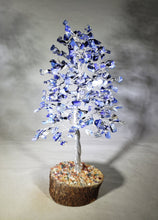 Load image into Gallery viewer, Natural LAPIS LAZULI STEP Style Gemstone Chip Tree With 300 Stones Crystal Tree Of Life