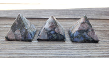 Load image into Gallery viewer, RHYOLITE natural Medium gemstone crystal pyramid 27-30mm