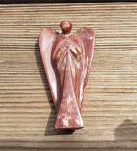 Load image into Gallery viewer, 3" FANCY JASPER ANGEL Natural Handcarved Stone Gemstone