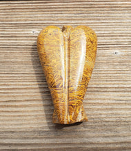Load image into Gallery viewer, 3" CALLIGRAPHY STONE ANGEL Natural Handcarved Stone Gemstone