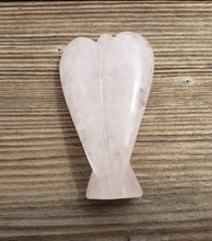 Load image into Gallery viewer, 3" ROSE QUARTZ ANGEL Natural Handcarved Stone Gemstone