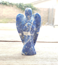 Load image into Gallery viewer, 3" LAPIS LAZULI ANGEL Natural Handcarved Stone Gemstone