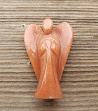 Load image into Gallery viewer, 2" RED AVENTURINE ANGEL Natural Handcarved Stone Gemstone