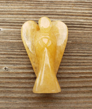Load image into Gallery viewer, 2" GOLDEN QUARTZ ANGEL Natural Handcarved Stone Gemstone