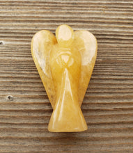 Load image into Gallery viewer, 2" GOLDEN QUARTZ ANGEL Natural Handcarved Stone Gemstone