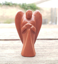 Load image into Gallery viewer, 2" RED JASPER ANGEL Natural Handcarved Stone Gemstone