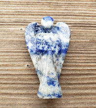 Load image into Gallery viewer, 2" LAPIS LAZULI ANGEL Natural Handcarved Stone Gemstone