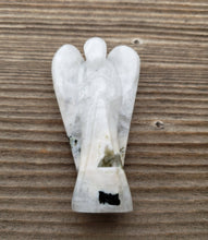 Load image into Gallery viewer, 2" RAINBOW MOONSTONE ANGEL Natural Handcarved Stone Gemstone