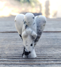 Load image into Gallery viewer, 1" RAINBOW MOONSTONE ANGEL Natural Handcarved Stone Gemstone