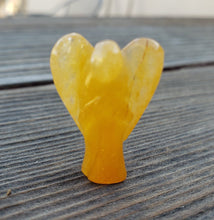 Load image into Gallery viewer, 1" GOLDEN QUARTZ ANGEL Natural Handcarved Stone Gemstone