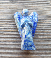 Load image into Gallery viewer, 1" LAPIS LAZULI ANGEL Natural Handcarved Stone Gemstone