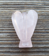 Load image into Gallery viewer, 1" ROSE QUARTZ ANGEL Natural Handcarved Stone Gemstone