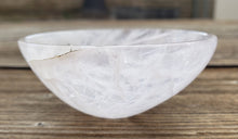 Load image into Gallery viewer, LARGE 3" ROSE QUARTZ Bowl Natural Stone Hand Carved Gemstone Bowl [47]
