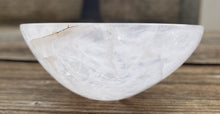 Load image into Gallery viewer, LARGE 3" ROSE QUARTZ Bowl Natural Stone Hand Carved Gemstone Bowl [47]