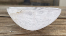Load image into Gallery viewer, LARGE 3" ROSE QUARTZ Bowl Natural Stone Hand Carved Gemstone Bowl [47]