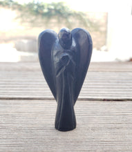 Load image into Gallery viewer, 3" OBSIDIAN ANGEL Natural Handcarved Stone Gemstone