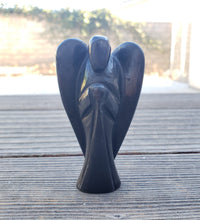 Load image into Gallery viewer, 3" BLACK TOURMALINE ANGEL Natural Handcarved Stone Gemstone