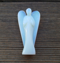 Load image into Gallery viewer, 3" OPALITE ANGEL Natural Handcarved Stone Gemstone