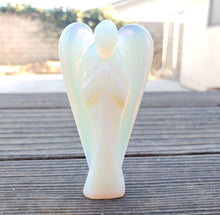 Load image into Gallery viewer, 3" OPALITE ANGEL Natural Handcarved Stone Gemstone