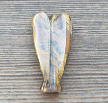Load image into Gallery viewer, 3" TIGER EYE ANGEL Natural Handcarved Stone Gemstone