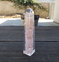 Load image into Gallery viewer, NATURAL ORGONE  Rose Quartz TOWER Gemstone Stone Crystal