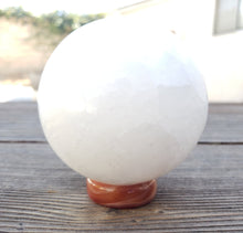 Load image into Gallery viewer, CARNELIAN Sphere Stand Natural Stone Hand Carved Gemstone Sphere Stand