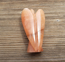 Load image into Gallery viewer, 3" PEACH AVENTURINE ANGEL Natural Handcarved Stone Gemstone