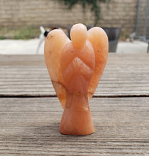 Load image into Gallery viewer, 3" PEACH AVENTURINE ANGEL Natural Handcarved Stone Gemstone