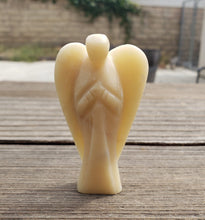 Load image into Gallery viewer, 3" YELLOW JADE ANGEL Natural Handcarved Stone Gemstone