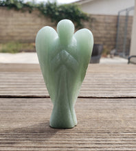 Load image into Gallery viewer, 3" GREEN AVENTURINE ANGEL Natural Handcarved Stone Gemstone