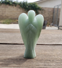 Load image into Gallery viewer, 3" GREEN AVENTURINE ANGEL Natural Handcarved Stone Gemstone