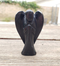 Load image into Gallery viewer, 2" ONYX ANGEL Natural Handcarved Stone Gemstone