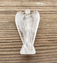 Load image into Gallery viewer, 2" CLEAR QUARTZ ANGEL Natural Handcarved Stone Gemstone