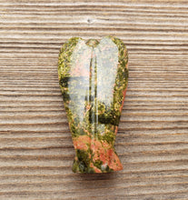 Load image into Gallery viewer, 2" UNAKITE ANGEL Natural Handcarved Stone Gemstone