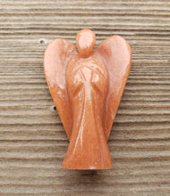 Load image into Gallery viewer, 2" RED AVENTURINE ANGEL Natural Handcarved Stone Gemstone