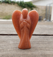 Load image into Gallery viewer, 2" RED AVENTURINE ANGEL Natural Handcarved Stone Gemstone