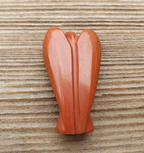 Load image into Gallery viewer, 2" RED JASPER ANGEL Natural Handcarved Stone Gemstone