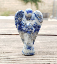 Load image into Gallery viewer, 2" LAPIS LAZULI ANGEL Natural Handcarved Stone Gemstone