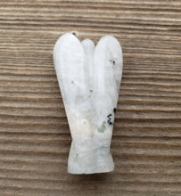 Load image into Gallery viewer, 2" RAINBOW MOONSTONE ANGEL Natural Handcarved Stone Gemstone