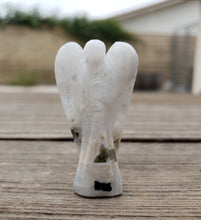 Load image into Gallery viewer, 2" RAINBOW MOONSTONE ANGEL Natural Handcarved Stone Gemstone