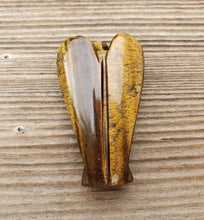 Load image into Gallery viewer, 2" TIGER EYE ANGEL Natural Handcarved Stone Gemstone